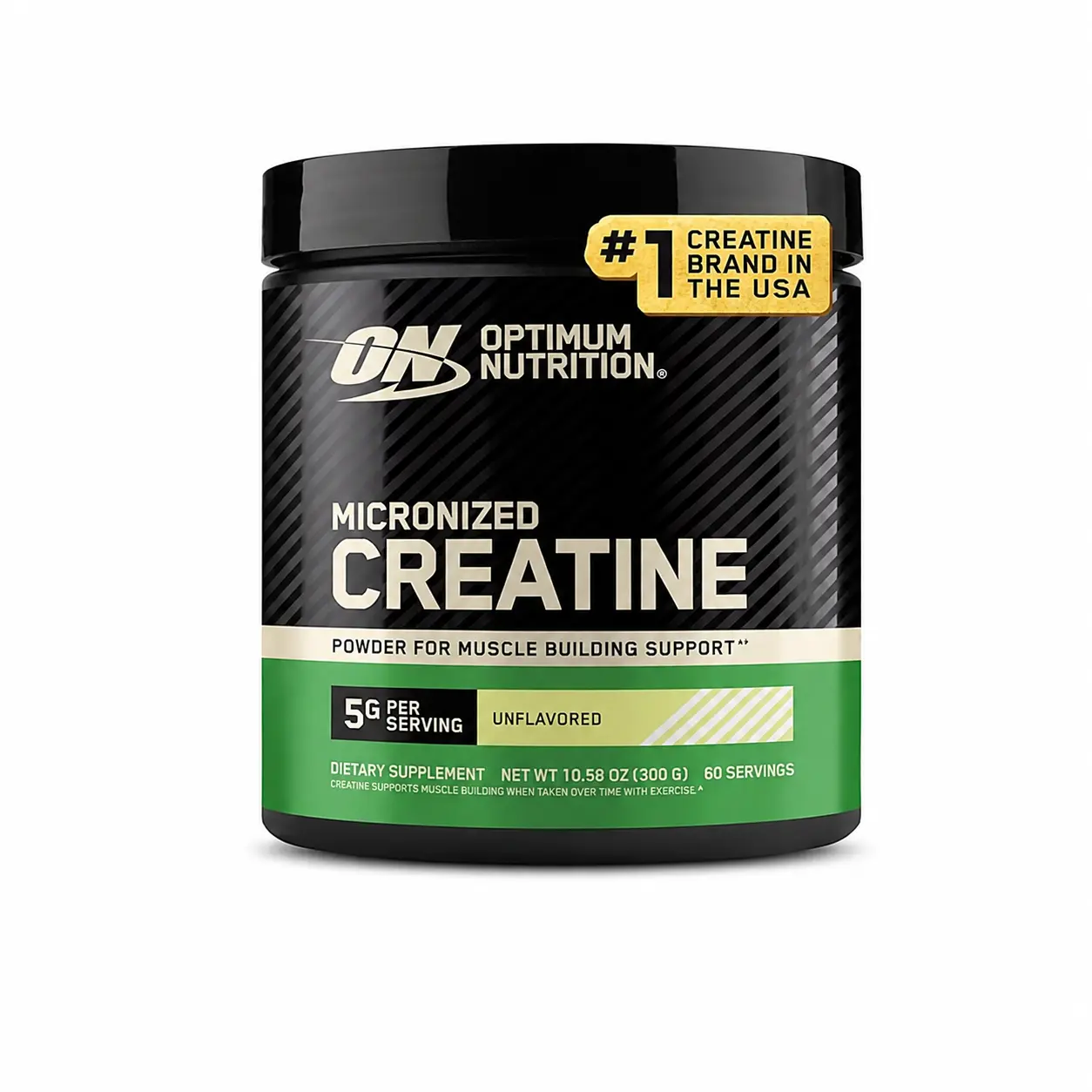 Optimum Nutrition Creatina Micronizada Monohidrato en Polvo